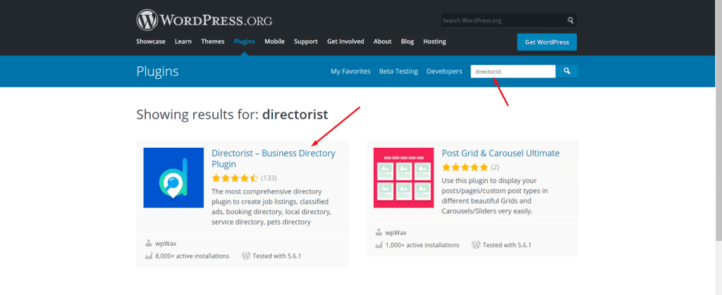 directorist in WordPress.org