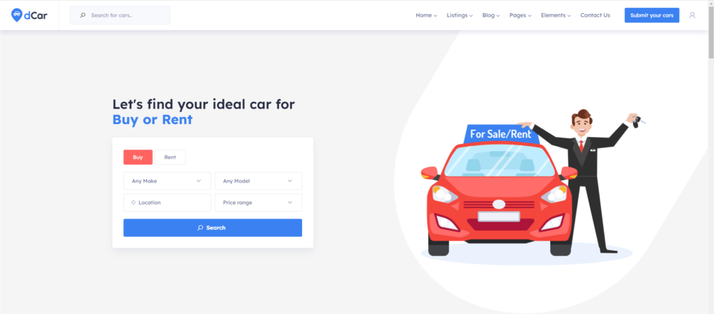 WordPress car dealer theme - dCar