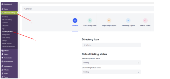 Service directory-Customize service directory