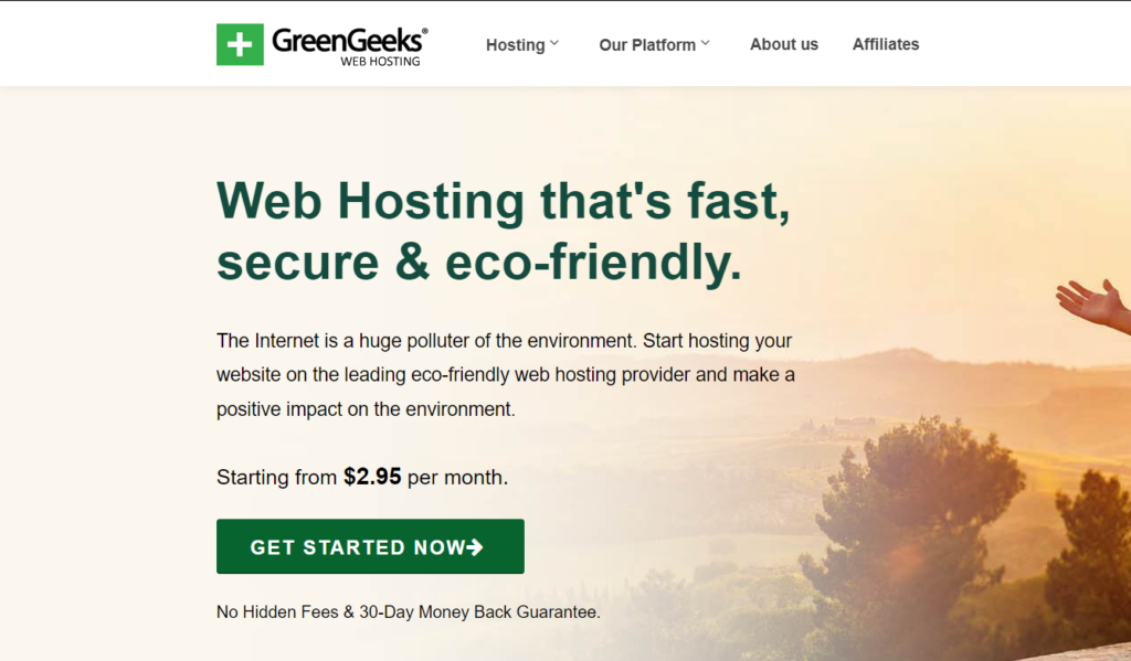 WordPress Hosting - GreenGeeks