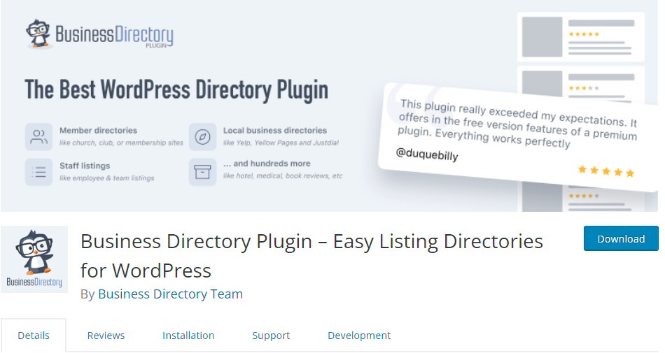 WordPress Staff Directory Plugins - Business Directory Plugin