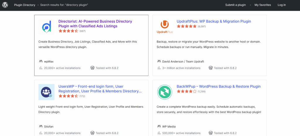 business directory plugin