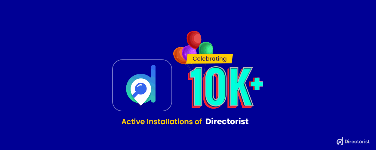 Directorist active installation- Celebrating 10k+ Directorist active installation 