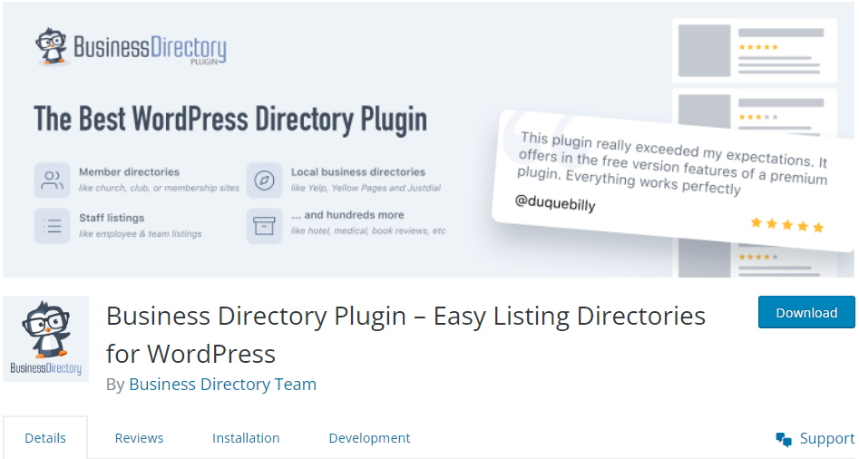 Best Salon Directory Plugins- Business Directory Plugin 