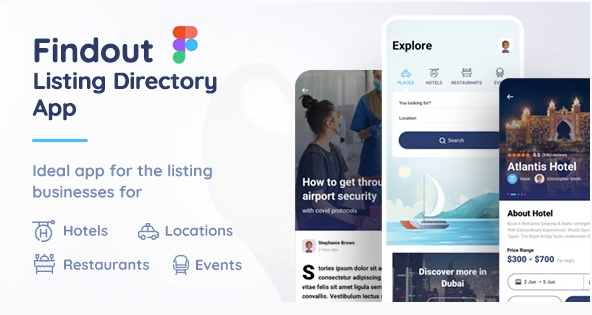 Best Business Directory Mobile App Templates- Findout 