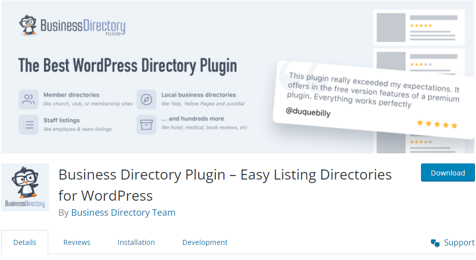 Best Lawyer Directory Plugins for WordPress- Business Directory plugin 