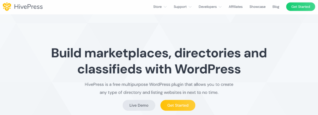 hivepress - wordpress directory plugin