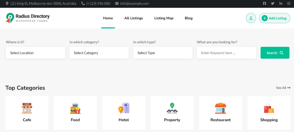 Radius Directory