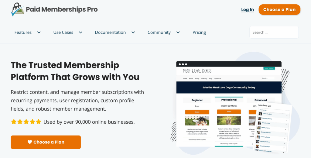 Paid Memberships Pro 