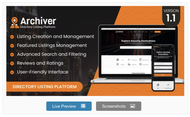 4. Archiver - Directory Listing Platform