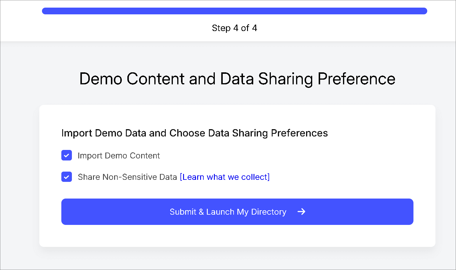 Directorist Setup Wizard 4