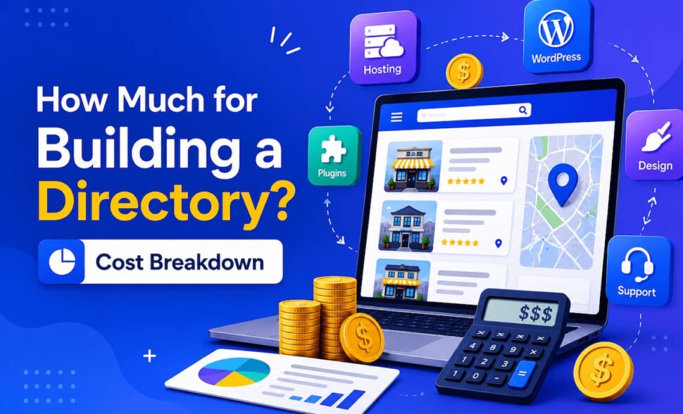 how much does it cost to build a directory