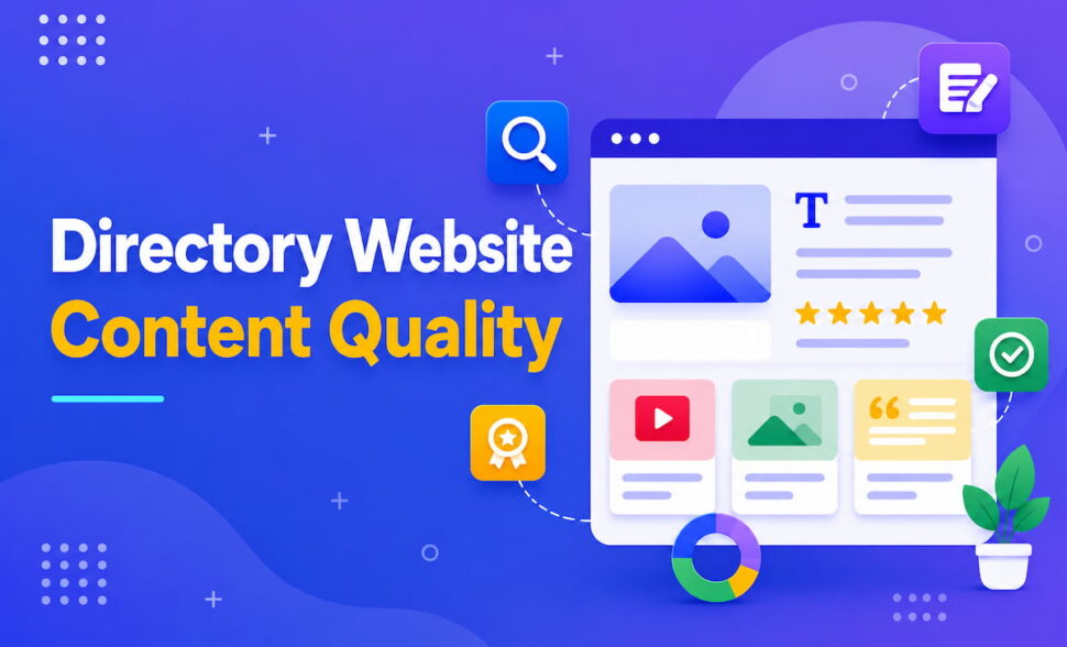 Directory Website Content Quality