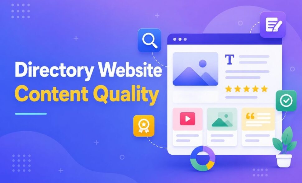 Directory Website Content Quality