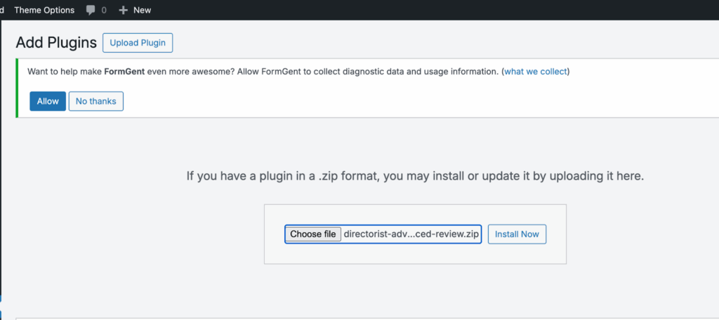 Advanced Review Extension Installation Manually