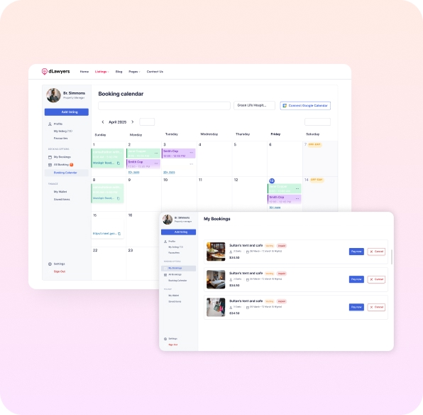 Booking & Reservation