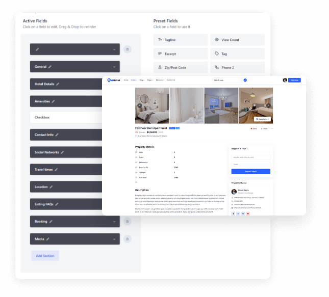 Customize Your Single Listing Page