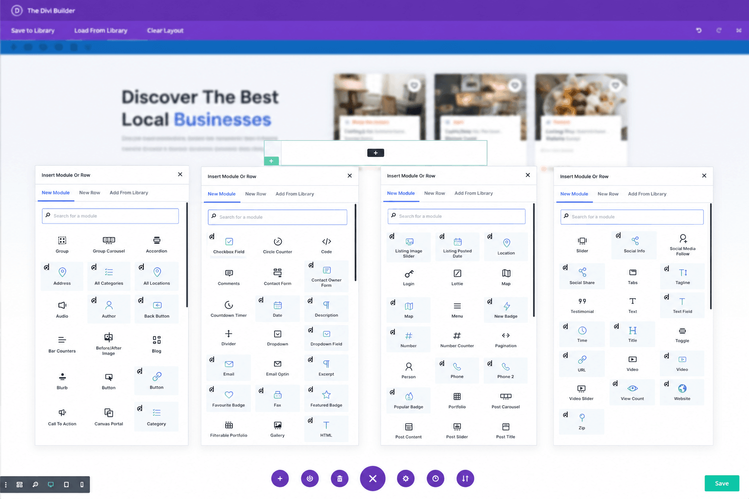 Directorist-specific modules for Divi